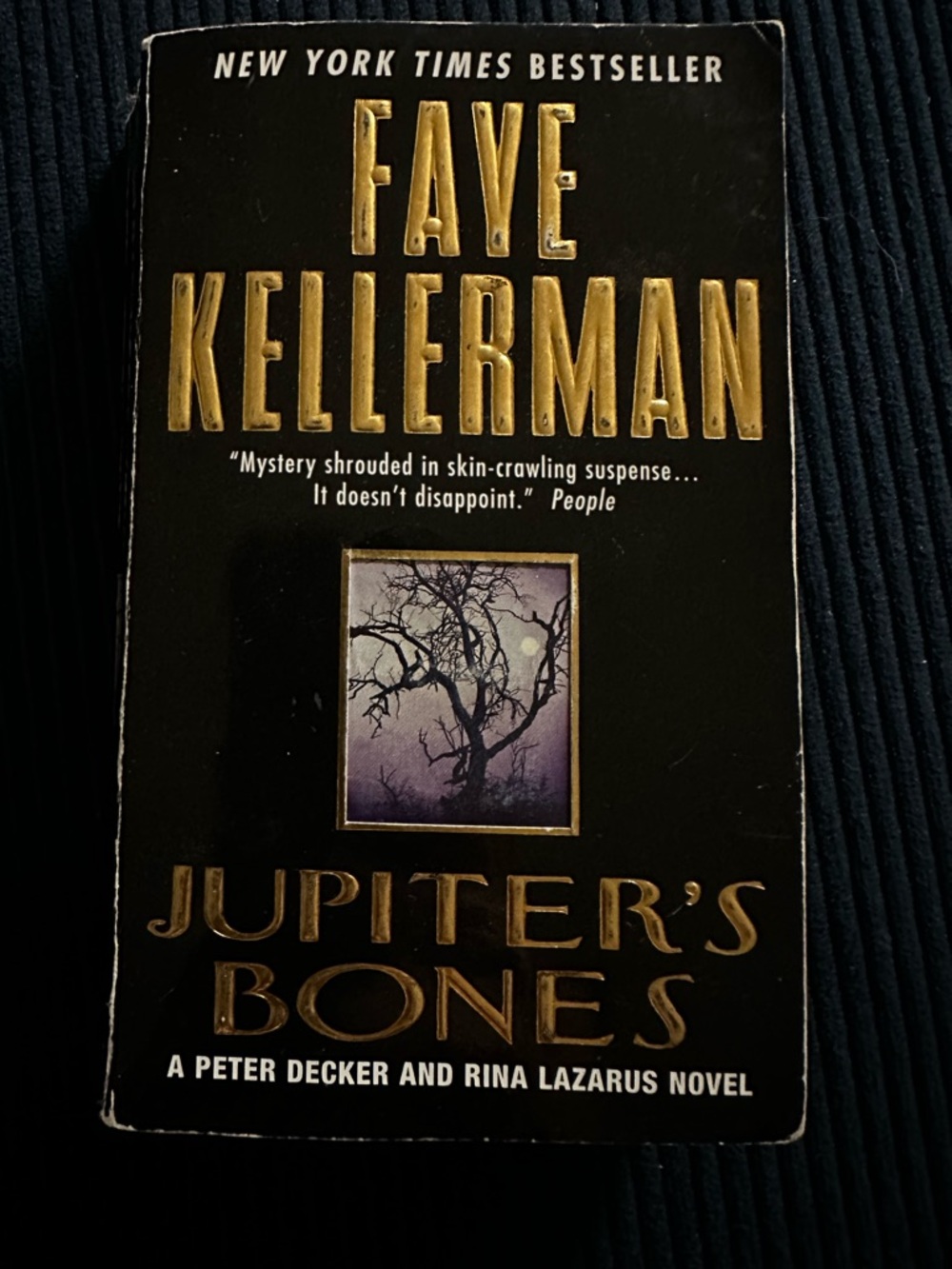 Jupiter's Bones by Faye Kellerman, part of Peter Decker and Rina Lazarus series